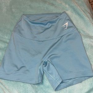 Blue Gymshark shorts